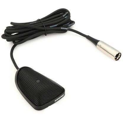 Shure CVB Cardioid and Omnidirectional Installed Sound Boundary Microphone with XLR Cable (CVB-B/C CVB-B/O)