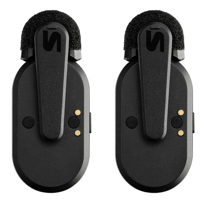 Shure MoveMic Two Dual Channel Clip On Mic Wireless Lavalier Microphone with Charging Case