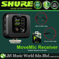 Shure MoveMic Two Dual Channel Clip On Mic Wireless Lavalier Microphone with Charging Case