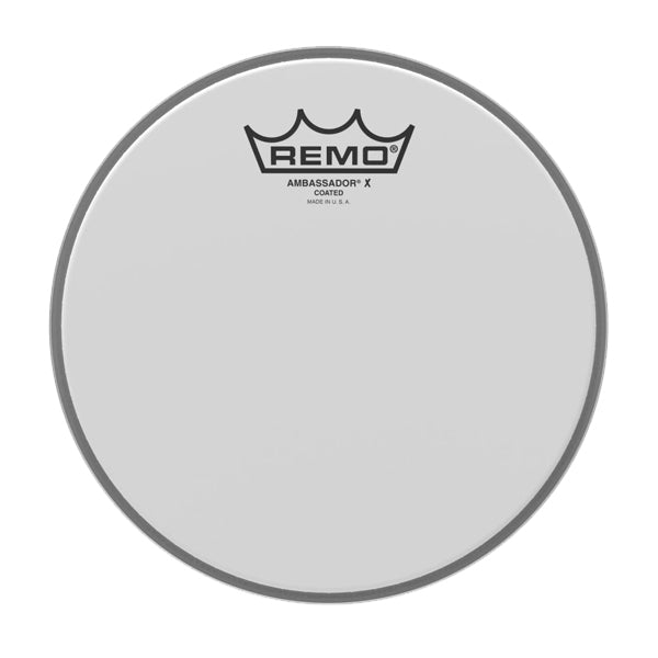 Remo Ambassador 1Ply X Coated Drumhead Drum Skin (8" 10" 12" 13" 14" 16" 18")