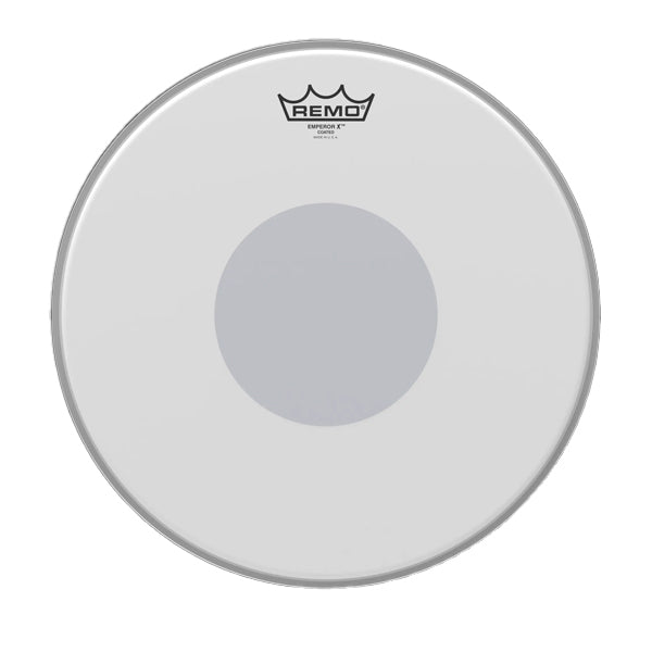 Remo Emperor X 2Ply Coated Black Dot Drumhead Drum Skin (10" 12" 13" 14")