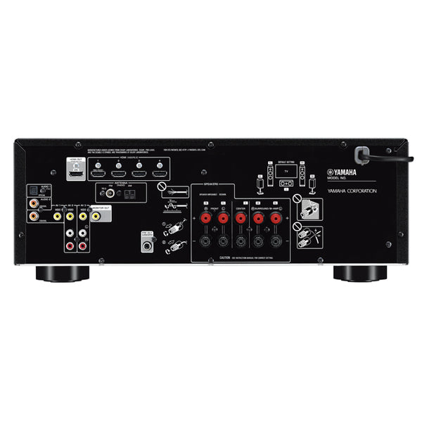 Yamaha NS-P51 Home Audio Centre Surrounding Speaker System with Theatre Receiver and Subwoofer - Package (Display Unit)