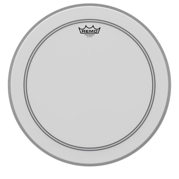 Remo Powerstroke 1Ply P3 Coated for Bass Drumhead Drum Skin (16" 18" 22" 24")