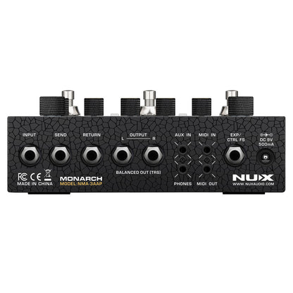 Nux NMA-3AAP Amp Academy Stomp Compact Modeler Guitar Effect Pedal with 3 Footswitch (NMA3AAP)