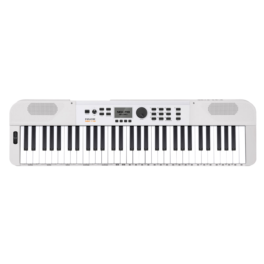 Nux NEK-110 61 Keys Portable Digital Electronic Keyboard with Touch Response and Bluetooth (NEK110 NEK 110)
