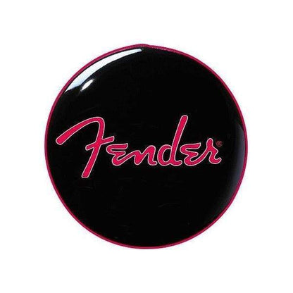 Fender Red Sparkle Logo Barstool Round Stool Chair - Black and Red