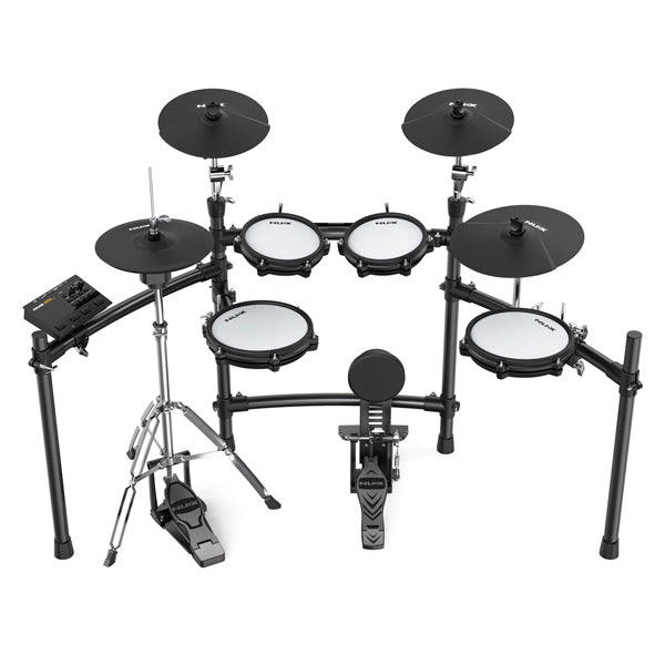 Nux DM-310H Full Set Digital Electronic Drum Kit with Bluetooth and Dual Mesh Head (DM310H DM 310H)