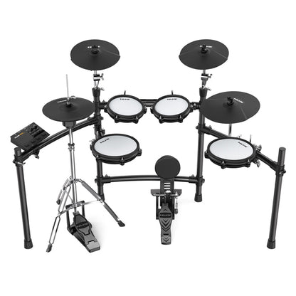 Nux DM-310H Full Set Digital Electronic Drum Kit with Bluetooth and Dual Mesh Head (DM310H DM 310H)