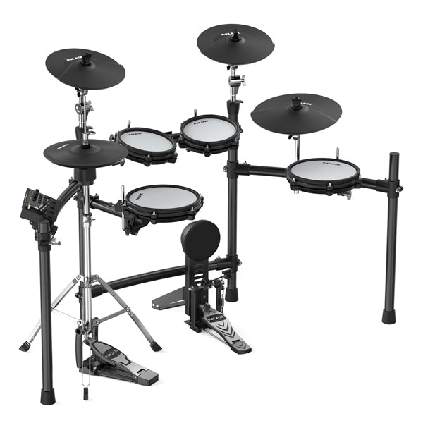 Nux DM-310H Full Set Digital Electronic Drum Kit with Bluetooth and Dual Mesh Head (DM310H DM 310H)