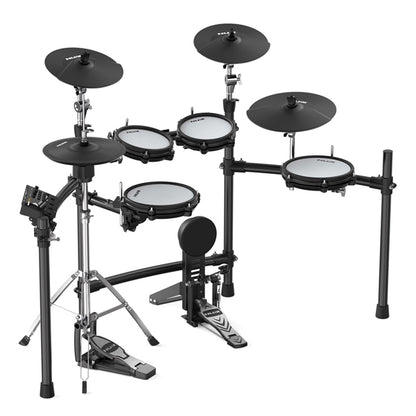 Nux DM-310H Full Set Digital Electronic Drum Kit with Bluetooth and Dual Mesh Head (DM310H DM 310H)
