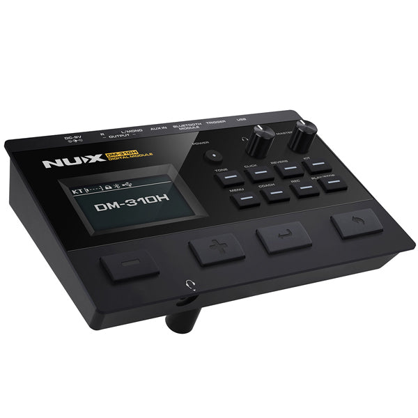 Nux DM-310H Full Set Digital Electronic Drum Kit with Bluetooth and Dual Mesh Head (DM310H DM 310H)