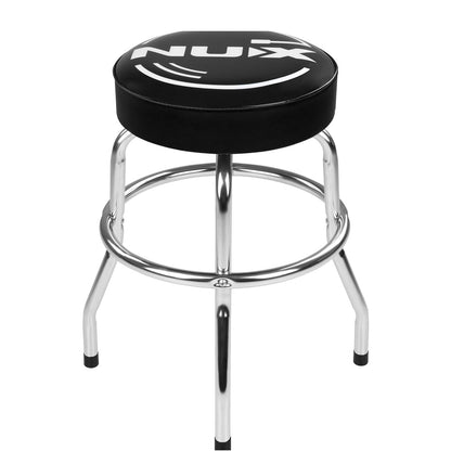 Nux NLS-BST Barstool 24 Inch Stool with White Logo (NLS BST)
