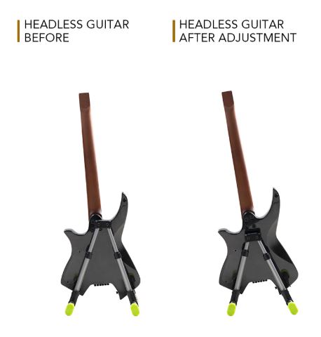 Cherub WGS-10 Movable Slip Tray Foldable Guitar Stand (WGS10 WGS 10)