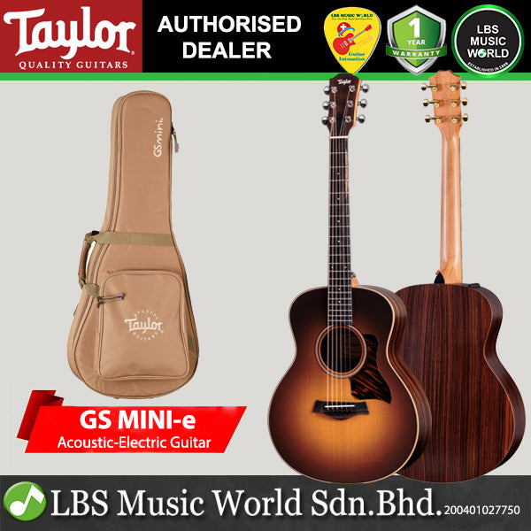 Taylor GS Mini-e Rosewood SB Sitka Spruce Top Acoustic Electric Guitar with Gig Bag