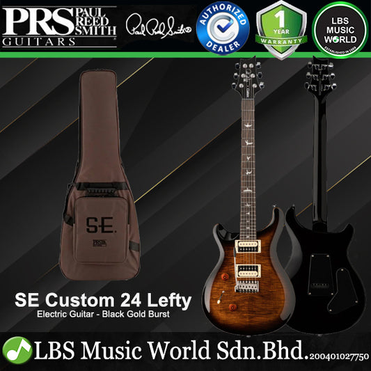 PRS SE Custom 24 Left Handed Solidbody Electric Guitar HH Pickup with Rosewood Fretboard and Gig Bag