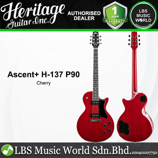 Heritage Ascent+ H-137 P90 Mahogany Body Electric Guitar SS Pickups with Rosewood Binding Fretboard (H137)