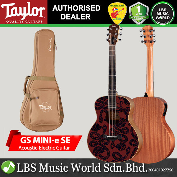 Taylor GS Mini-E Special Edition Sitka Spruce Top Acoustic Electric Guitar with Gig Bag (GS Mini e SE)