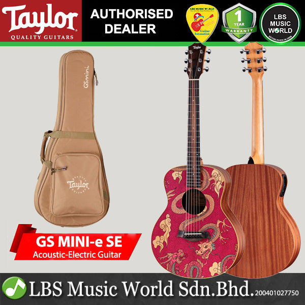 Taylor GS Mini-E Special Edition Sitka Spruce Top Acoustic Electric Guitar with Gig Bag (GS Mini e SE)