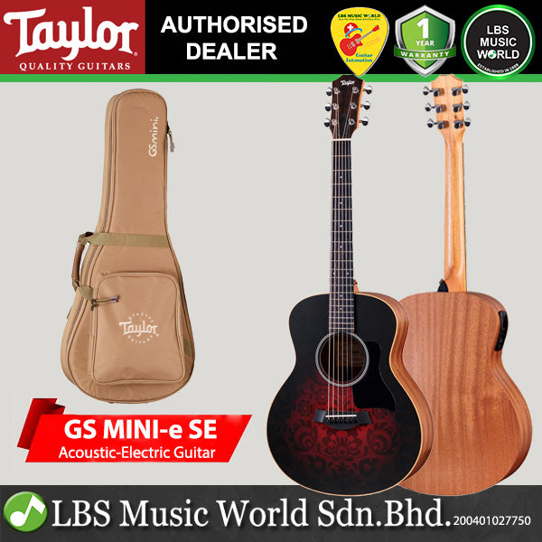 Taylor GS Mini-E Special Edition Sitka Spruce Top Acoustic Electric Guitar with Gig Bag (GS Mini e SE)