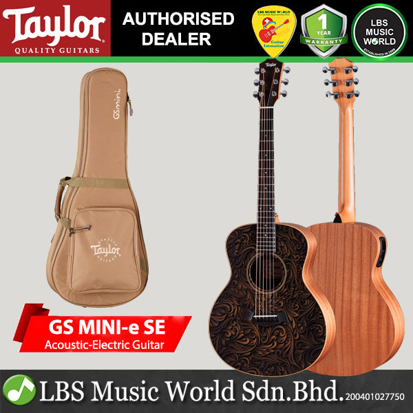 Taylor GS Mini-E Special Edition Sitka Spruce Top Acoustic Electric Guitar with Gig Bag (GS Mini e SE)