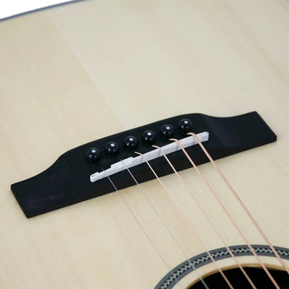 Harmony Foundation Series Terra ST Petite Dreadnought Acoustic Guitar with Bag - Natural Satin