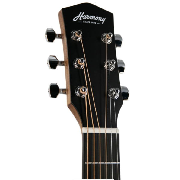 Harmony Foundation Series Terra ST Petite Dreadnought Acoustic Guitar with Bag - Natural Satin
