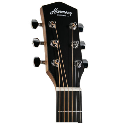 Harmony Foundation Series Terra ST Petite Dreadnought Acoustic Guitar with Bag - Natural Satin