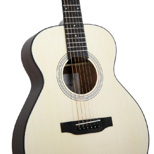 Harmony Foundation Series Terra Petite OM Acoustic Guitar with Bag - Natural Satin