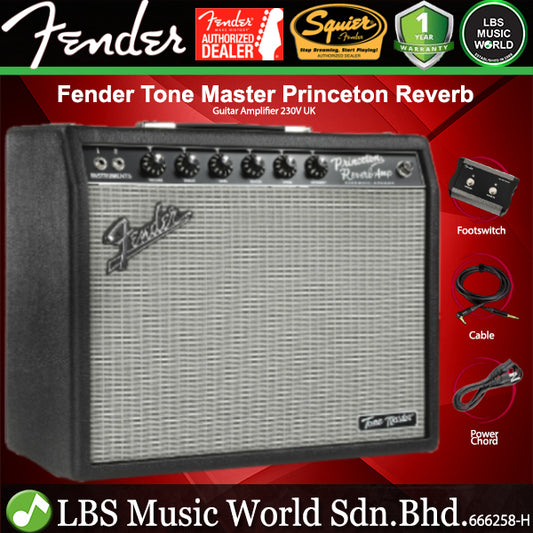 Fender Tone Master Princeton Reverb 1x10 Inch 50 Watt Amp Guitar Digital Combo Amplifier - 230V UK