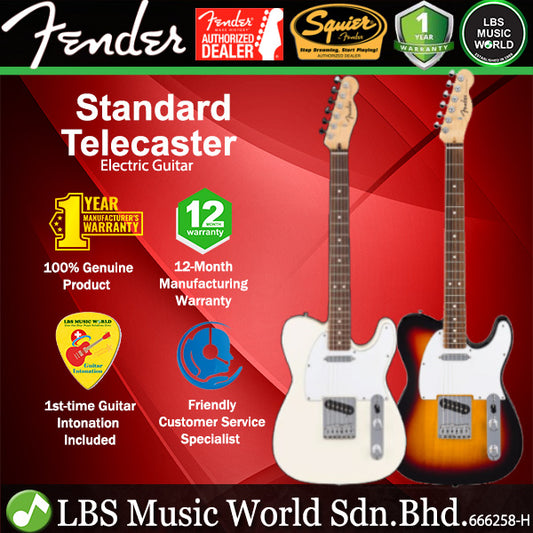 Fender Standard Telecaster Poplar Body Electric Guitar SS Pickup with Laurel Fingerboard