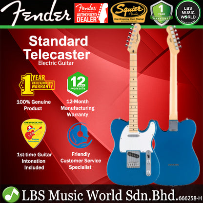 Fender Standard Telecaster Poplar Body Electric Guitar SS Pickup with Maple Fingerboard