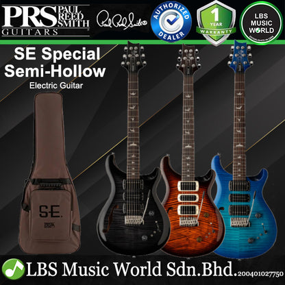 PRS SE Special Semi-Hollow Electric Guitar HSH Pickup With Rosewood Fretboard and Gig Bag