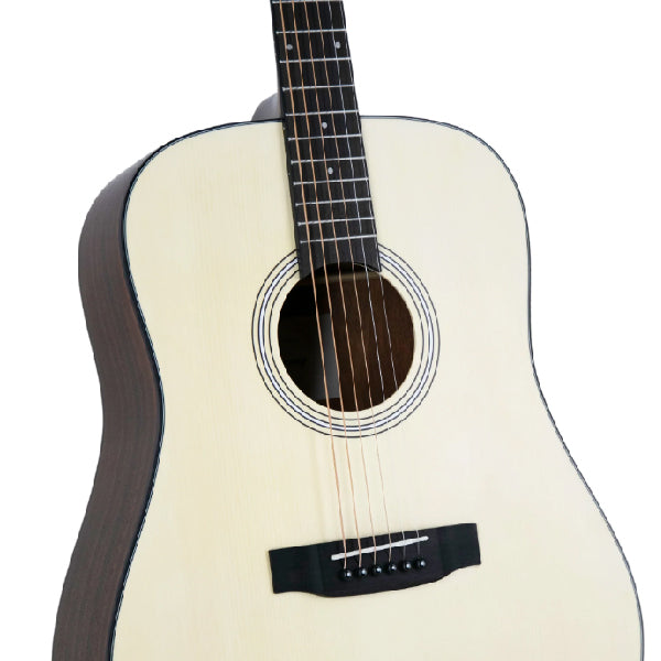 Harmony Foundation Series Terra Dreadnought Acoustic Guitar - Natural Satin