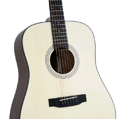 Harmony Foundation Series Terra Dreadnought Acoustic Guitar - Natural Satin