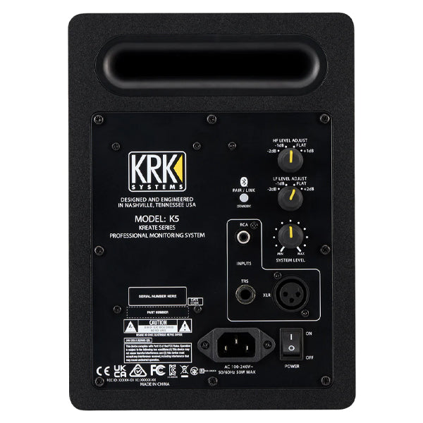 KRK Kreate 5 Active 5 Inch 2 Way Powered Studio Monitor Speaker with Bluetooth (K5)