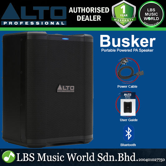 Alto Professional Busker 200 Watt Battery Powered Portable PA Speaker With Bluetooth