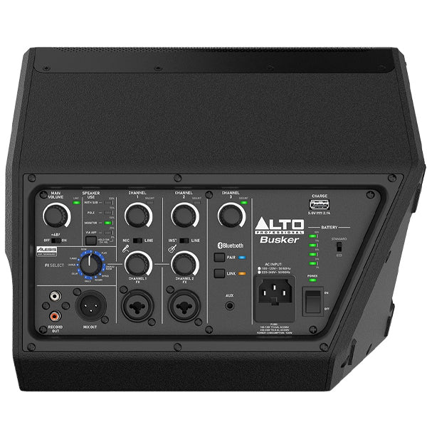 Alto Professional Busker 200 Watt Battery Powered Portable PA Speaker With Bluetooth