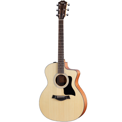 Taylor 114ce-S Grand Auditorium Solid Spruce Top Acoustic Electric Guitar with Bag - Natural Sapele (114ce S)