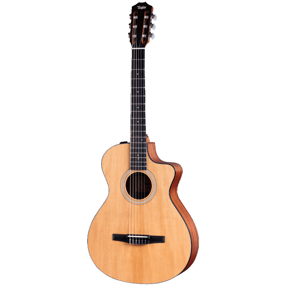 Taylor 112ce-N Spruce Top Grand Concert Nylon String Acoustic Electric Guitar with Gig Bag (112ce N)