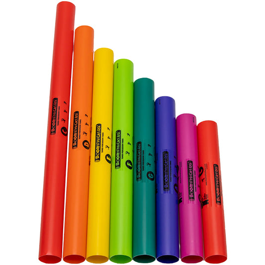 BSL Boomwhacker 8 Note C Major Diatonic Set Color Coded Tuned Percussion Music Tubes