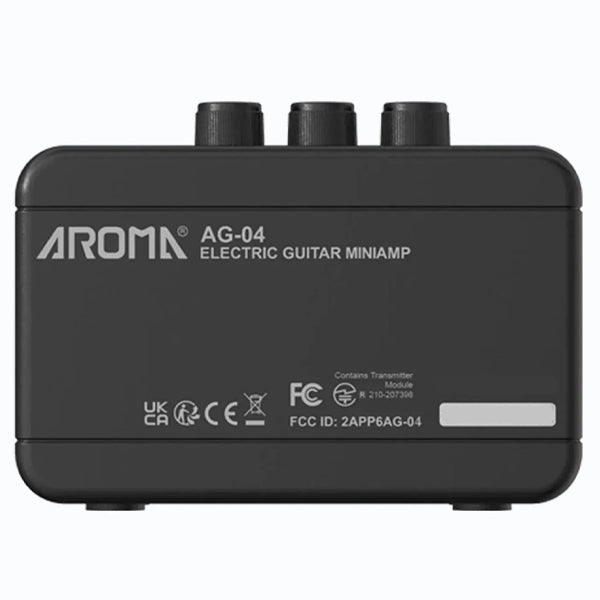 Aroma AG-04 5 Watt Rechargeable Mini Amplifier for Electric Guitar with Bluetooth (AG04)
