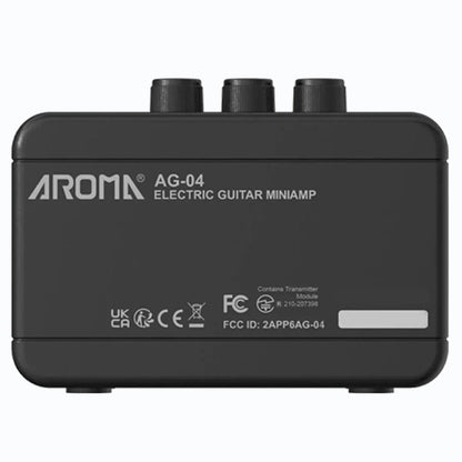 Aroma AG-04 5 Watt Rechargeable Mini Amplifier for Electric Guitar with Bluetooth (AG04)