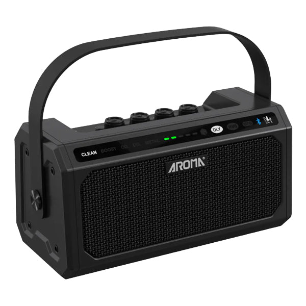 Aroma TG-08 Rechargeable Bluetooth Portable Electric Guitar Amplifier with Built In Drum Rhythm (TG08)