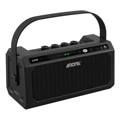 Aroma TG-08 Rechargeable Bluetooth Portable Electric Guitar Amplifier with Built In Drum Rhythm (TG08)