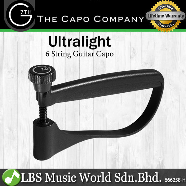 G7th UltraLight 6 String Acoustic or Electric Guitar Capo (Ultralight6)