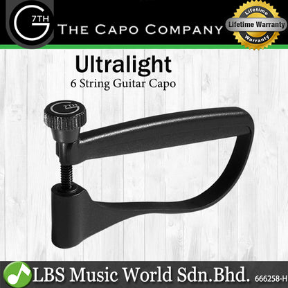 G7th UltraLight 6 String Acoustic or Electric Guitar Capo (Ultralight6)