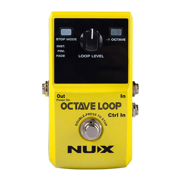 [Discontinued] Nux Octave Loop 24 Bit Looper Guitar Effect Pedal with -1 Octave Effect