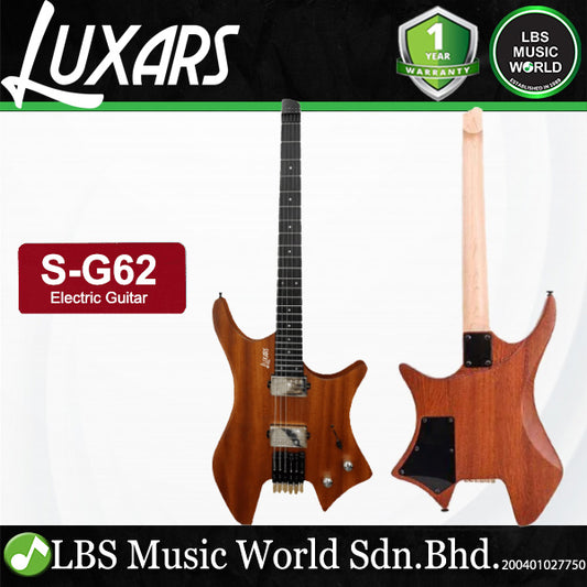 LUXARS S-G62 Ash Body Electric Guitar HH Pickup with Rosewood Fingerboard