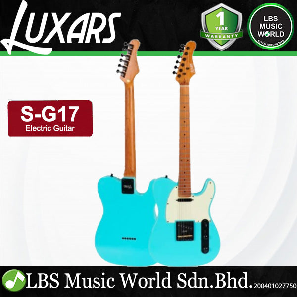 Luxars S-G17 PRO High-End TL Alder Body Electric Guitar SS Pickup with Roasted Maple Fretboard (S G17)
