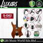 LUXARS S-G62 Ash Body Electric Guitar HH Pickup with Rosewood Fingerboard